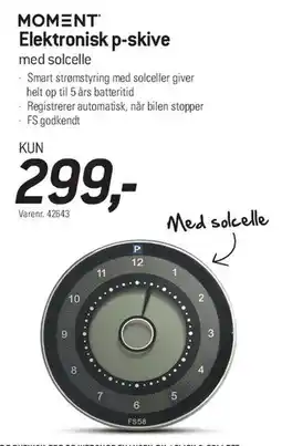 Thansen MOMENT Elektronisk p-skive tilbud