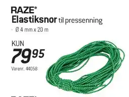 Thansen RAZE Elastiksnor til presenning tilbud
