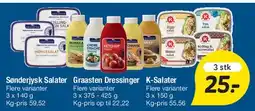 Fakta Tyskland Sønderjysk Salater / Graasten Dressinger / K-Salater tilbud