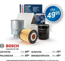 Thansen Bosch filtre tilbud