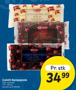 Fakta Tyskland Carletti Kæmpeplade tilbud