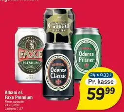 Fakta Tyskland Albani el. Faxe Premium tilbud