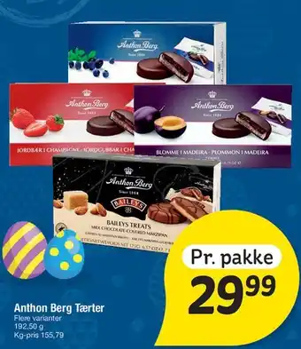 Fakta Tyskland Anthon Berg Tærter tilbud