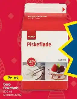 Fakta Tyskland Coop Piskefløde tilbud