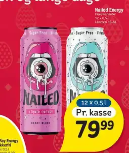 Fakta Tyskland Nailed Energy (12 x 0,5 l) tilbud