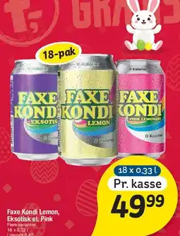 Fakta Tyskland Faxe Kondi (Lemon, Eksotisk eller Pink) tilbud