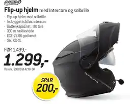 Thansen Flip-up hjelm tilbud