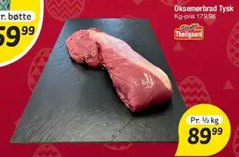 Fakta Tyskland Oksemørbrad Tysk tilbud