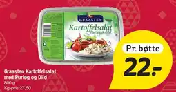 Fakta Tyskland Graasten Kartoffelsalat med Purløg og Dild tilbud