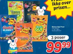 Fakta Tyskland Malaco Giga poser (3 poser) tilbud
