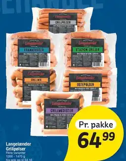 Fakta Tyskland Langelænder Grillpølser tilbud