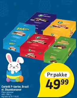 Fakta Tyskland Carletti P-tærter / Brazil / Skumbananer tilbud