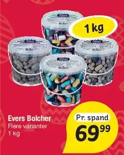 Fakta Tyskland Evers Bolcher (spand) tilbud