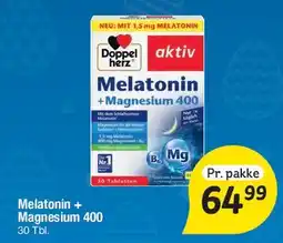 Fakta Tyskland Melatonin + Magnesium 400 tilbud