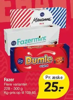 Fakta Tyskland Fazer (flere varianter) tilbud