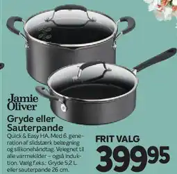 Din Isenkræmmer Jamie Oliver Gryde eller Sautepande tilbud