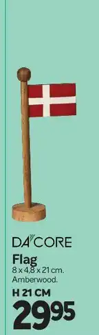 Din Isenkræmmer DÅ'CORE Flag (mellemhøjde) tilbud