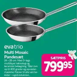 Din Isenkræmmer evatrio Multi Mosaic Pandesæt tilbud