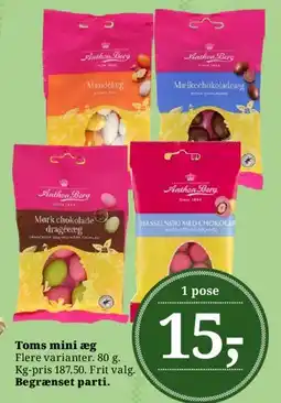 Dagli'Brugsen Toms mini æg tilbud