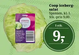 Dagli'Brugsen Coop iceberg-salat tilbud