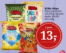 Dagli'Brugsen KiMs chips tilbud