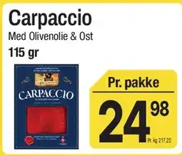 ABC Lavpris Carpaccio (med olivenolie & ost) tilbud