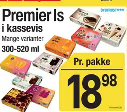 ABC Lavpris Premier Is i kassevis tilbud