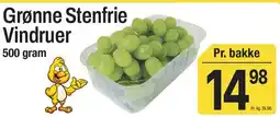 ABC Lavpris Grønne Stenfrie Vindruer tilbud