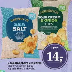 Dagli'Brugsen Coop Ranchers Cut chips tilbud