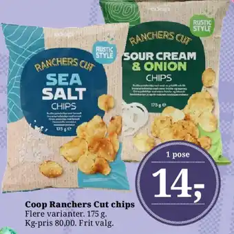 Dagli'Brugsen Coop Ranchers Cut chips tilbud