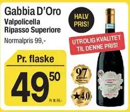 ABC Lavpris Gabbia D'Oro Valpolicella Ripasso Superiore tilbud