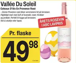 ABC Lavpris Vallée Du Soleil (rosé) tilbud