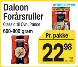 ABC Lavpris Daloon Forårsruller tilbud