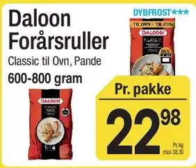 ABC Lavpris Daloon Forårsruller tilbud