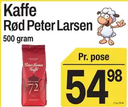 ABC Lavpris Kaffe Rød Peter Larsen tilbud