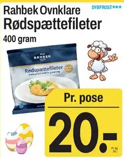 ABC Lavpris Rahbek Ovnklar Rødspættefileter tilbud