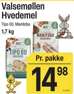 ABC Lavpris Valsemøllen Hvedemel tilbud
