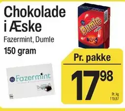 ABC Lavpris Chokolade i Æske tilbud