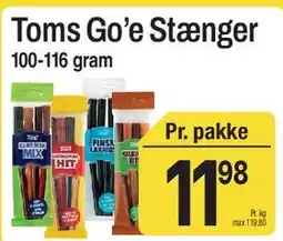 ABC Lavpris Toms Go'e Stænger tilbud