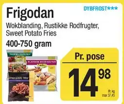 ABC Lavpris Frigodan (Wokblanding / Rustikke Rodfrugter / Sweet Potato Fries) tilbud