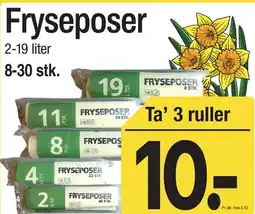 ABC Lavpris Fryseposer tilbud