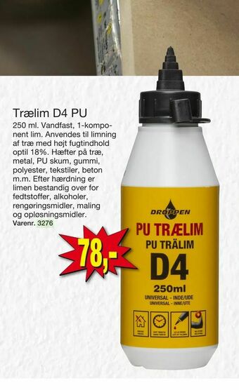 Trælim D4 PU