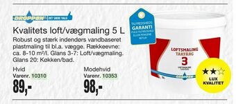 Harald Nyborg Kvalitets loft/vægmaling 5 L tilbud