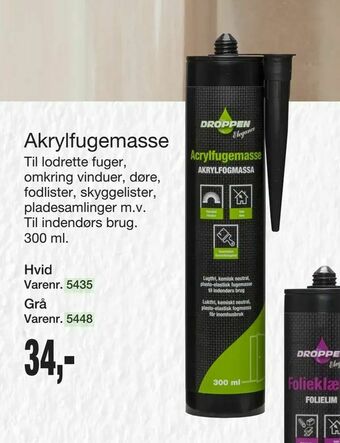 Akrylfugemasse