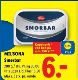 Lidl MILBONA Smørbar tilbud
