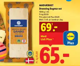 Lidl MADVÆRKET Dronning Dagmar ost tilbud