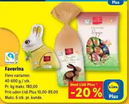Lidl Favorina tilbud