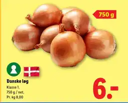 Lidl Danske løg tilbud