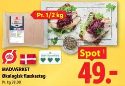 Lidl MADVÆRKET Økologisk flæskesteg tilbud
