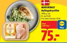 Lidl MADVÆRKET Kyllingebrystfilet tilbud